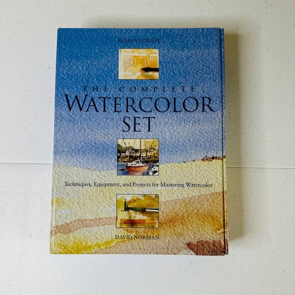 The Complete Watercolor Set With Techniques & Project Books Art Set Paint Set - Picture 8 of 16